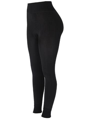 High Waist Velvet Leggings