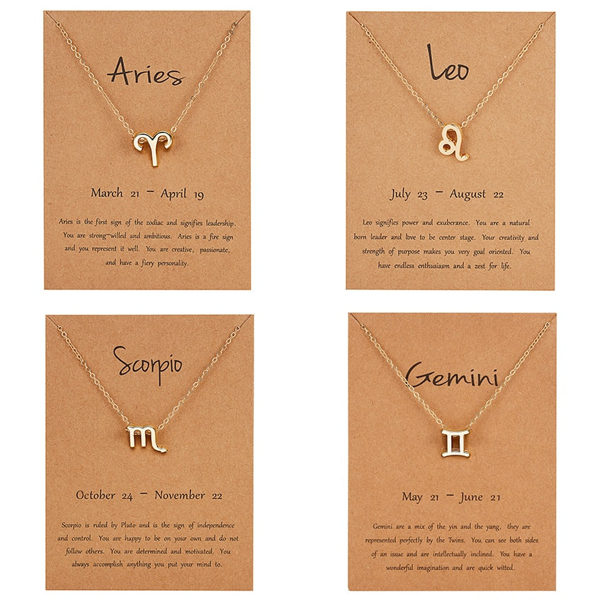 Zodiac Pendant & Necklace