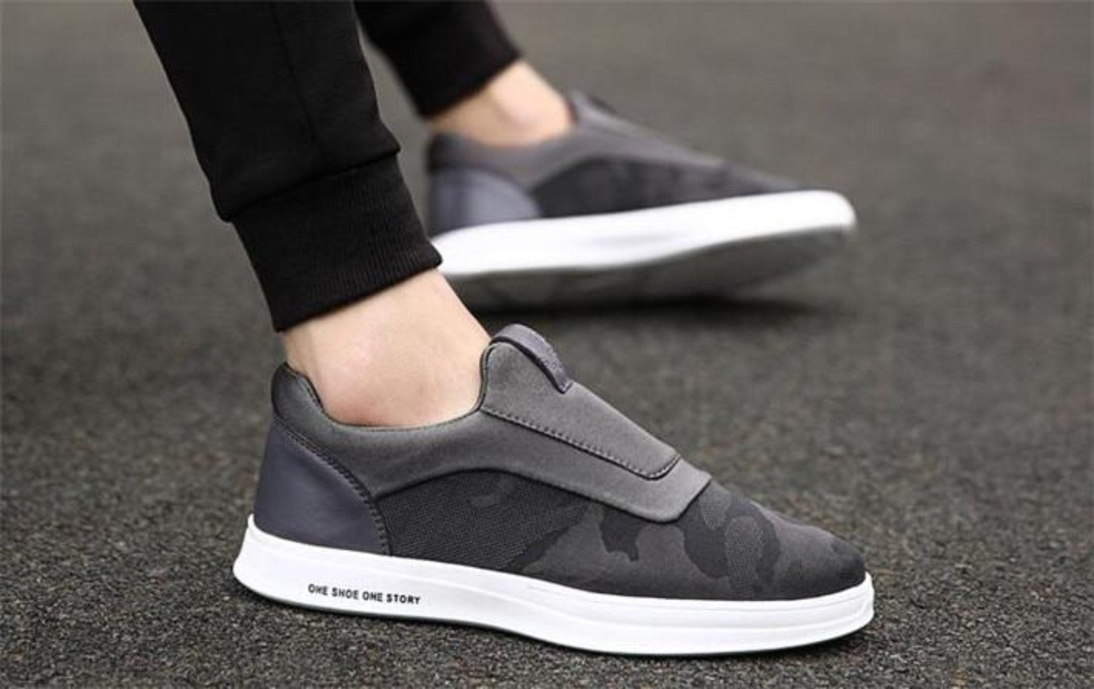 Men's Camouflage Loafers