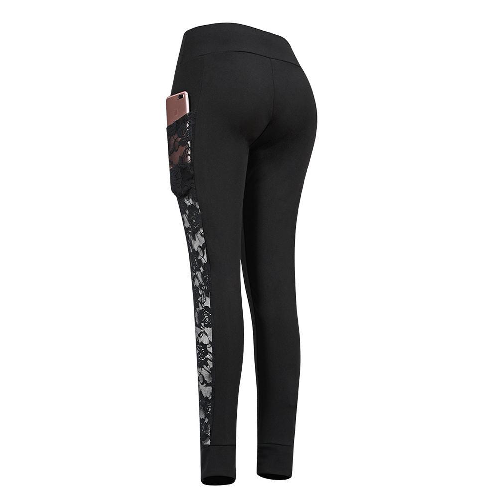 Side Pocket Lace Leggings