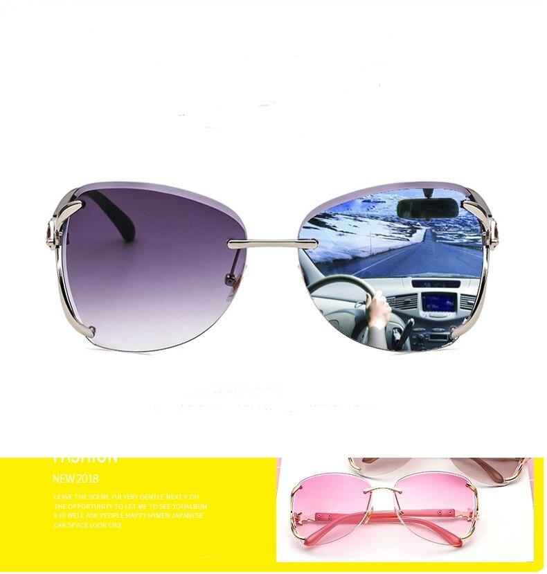 Frameless Diamond Sunglasses