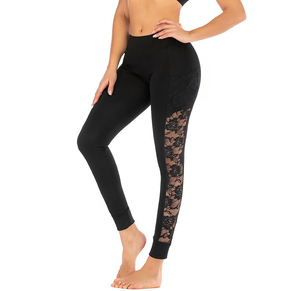 Side Pocket Lace Leggings