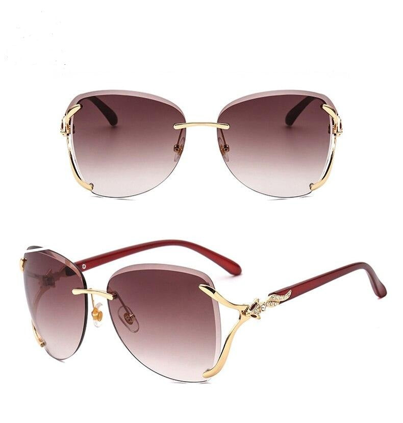 Frameless Diamond Sunglasses