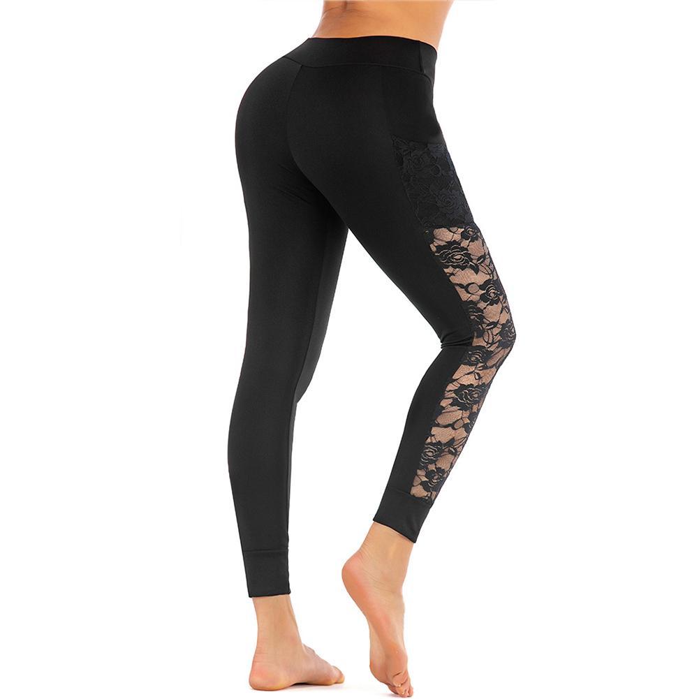 Side Pocket Lace Leggings
