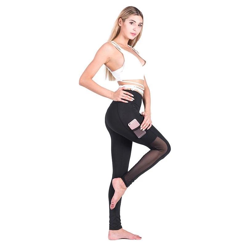 Breathable High Waist Yoga Leggings with Pocket