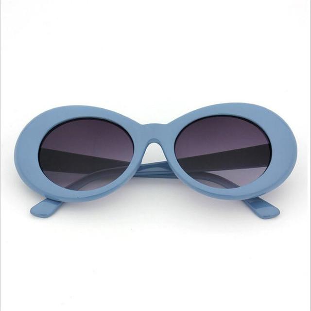 Retro Oval Shades Sunglasses