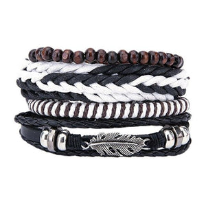 Bohemian Leather Bracelet for Men