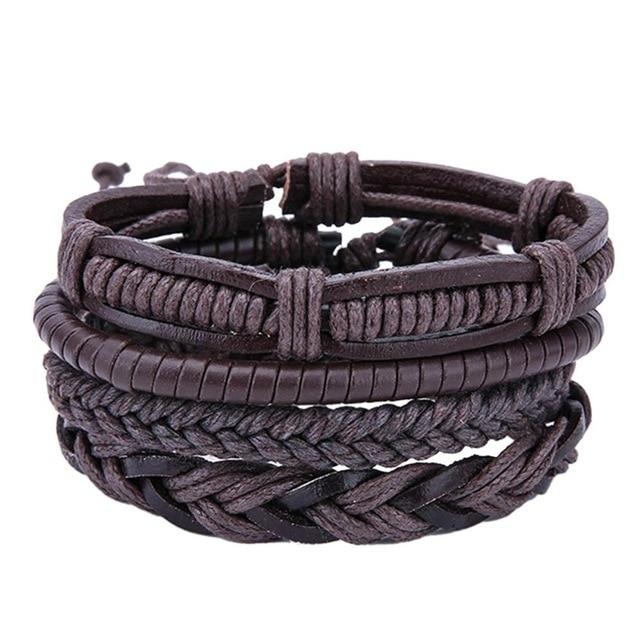 Bohemian Leather Bracelet for Men