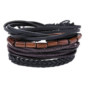 Bohemian Leather Bracelet for Men