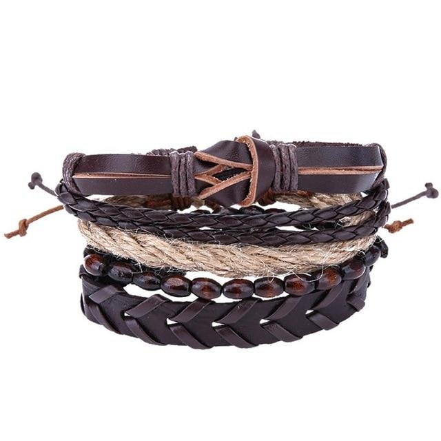 Bohemian Leather Bracelet for Men