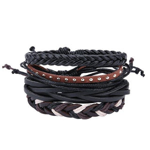 Bohemian Leather Bracelet for Men