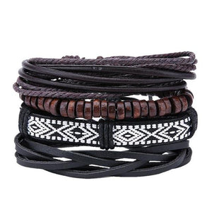 Bohemian Leather Bracelet for Men