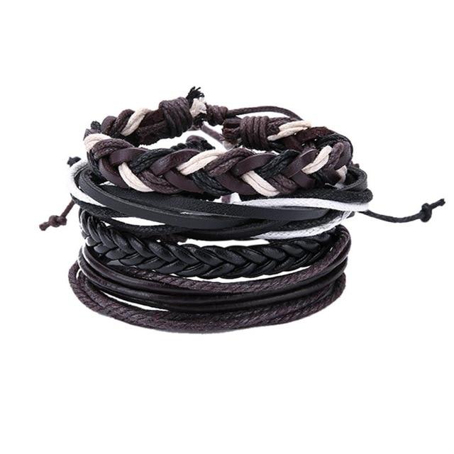 Bohemian Leather Bracelet for Men