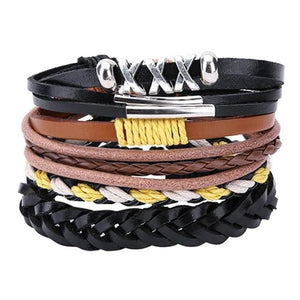 Bohemian Leather Bracelet for Men