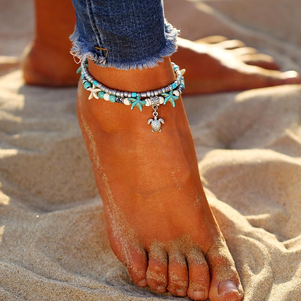 Anklet Bracelet Starfish/Turtle Design