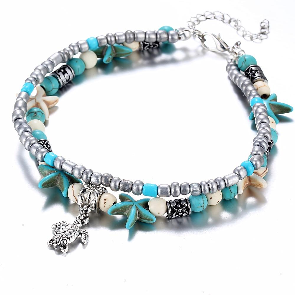 Anklet Bracelet Starfish/Turtle Design