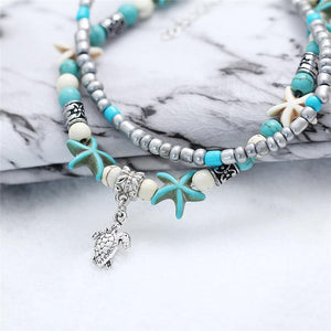 Anklet Bracelet Starfish/Turtle Design