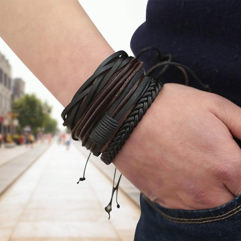 Bohemian Leather Bracelet for Men