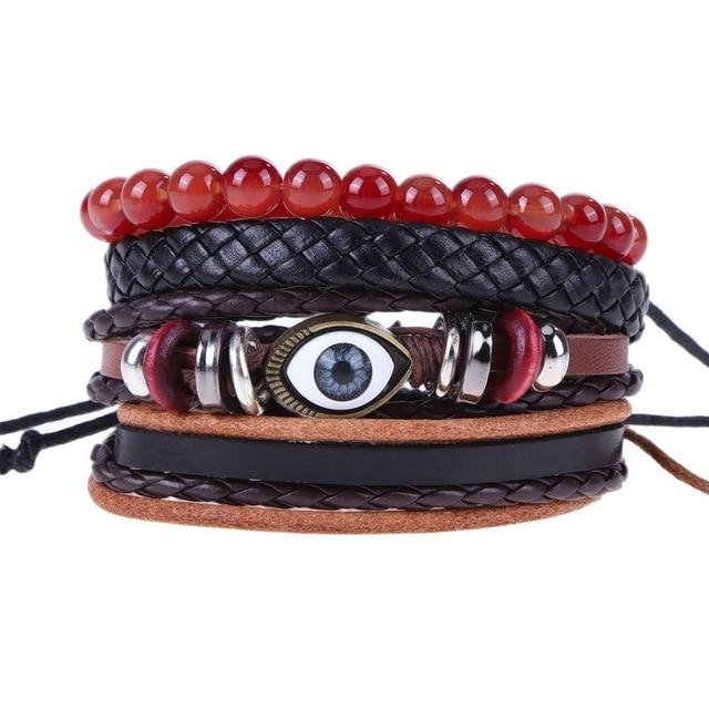 Bohemian Leather Bracelet for Men