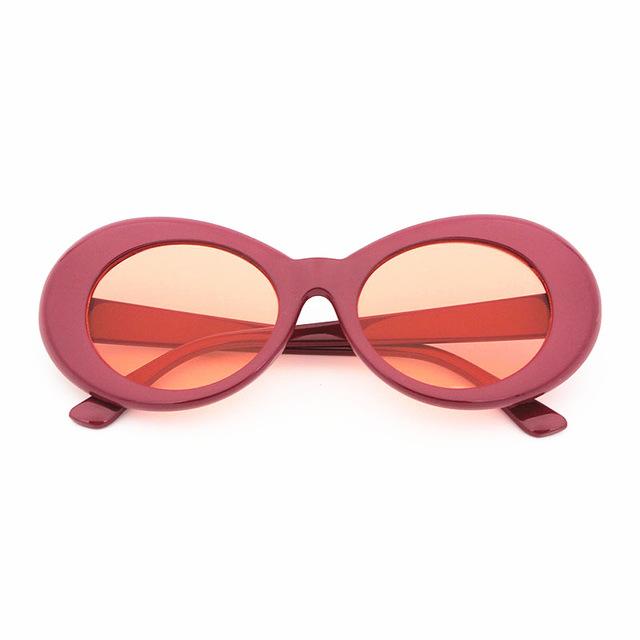 Retro Oval Shades Sunglasses