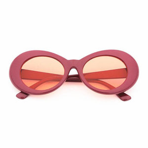 Retro Oval Shades Sunglasses