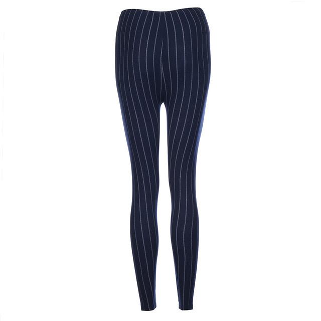 Casual Striped Elegant Leggings