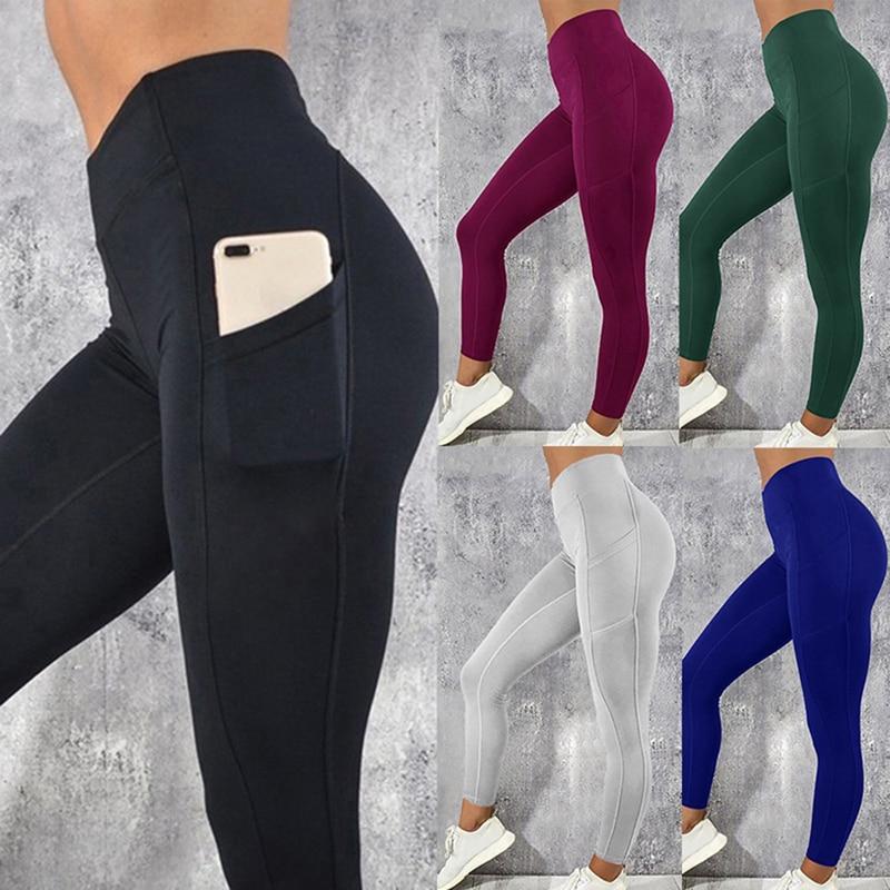 Casual Breathable Leggings with Pocket